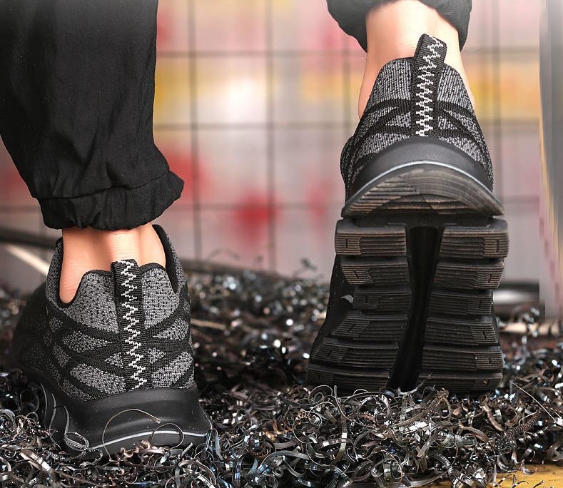 Women Steel Toe Work Shoes Anti Piercing Lightweight Sneakers Hiking Size 8 - 12