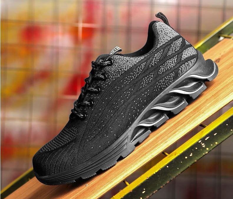 Women Steel Toe Work Shoes Anti Piercing Lightweight Sneakers Hiking Size 8 - 12