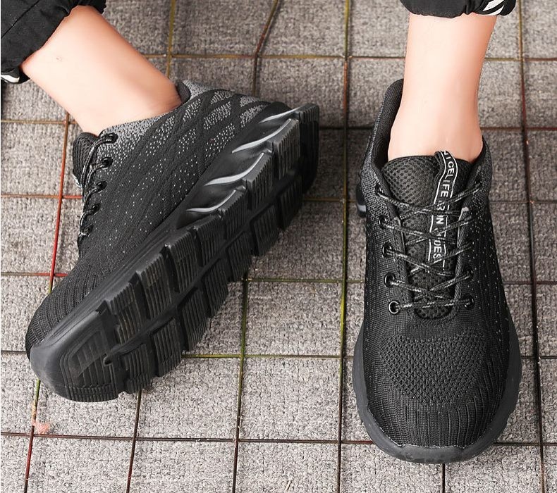 Women Steel Toe Work Shoes Anti Piercing Lightweight Sneakers Hiking Size 8 - 12