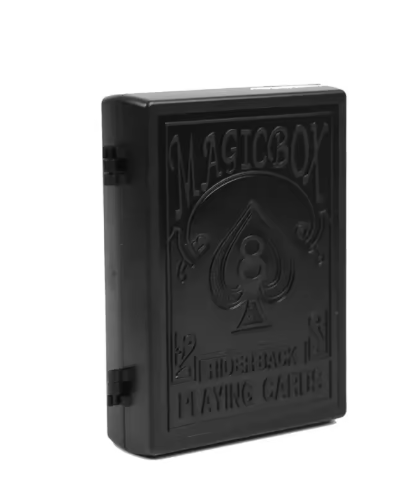 Magic Restoration Box Magic Black Plastic Box Shredded Paper Card Restoration Close-up Magic Beginner Simple and Easy To Learn