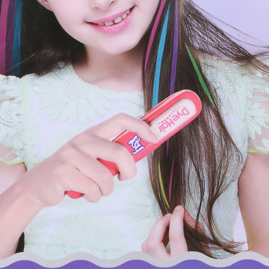 Children's Simulation Hair Dyeing Stick Suit DIY Hairdressing And Dressing Tools Girls' Toys