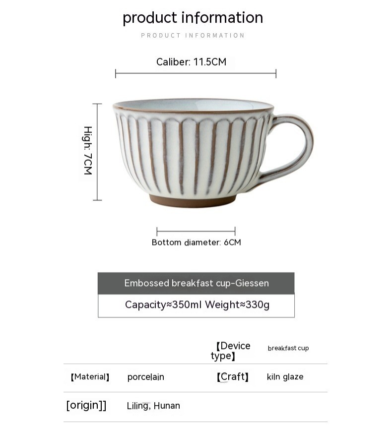 Giessen Retro Cup American Relief Cup Mug