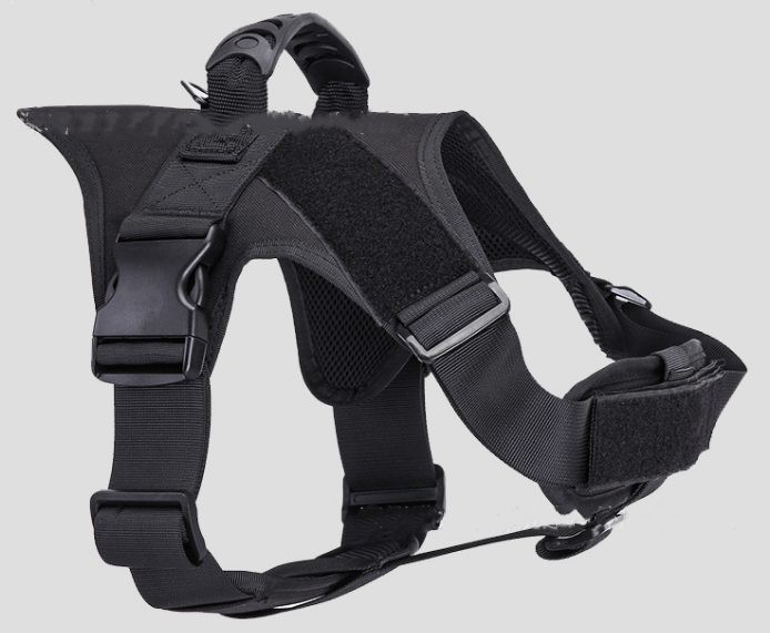 Tactical Dog Harness for Training Walking Pet Adjustable Chest Strap Walking