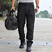 Men's Tactical Pants Water Resistant Flex Ripstop Cargo Pants Lightweight Hiking