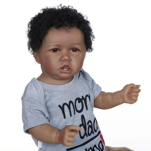 22inch reborn toddler doll black saskia toddler boy