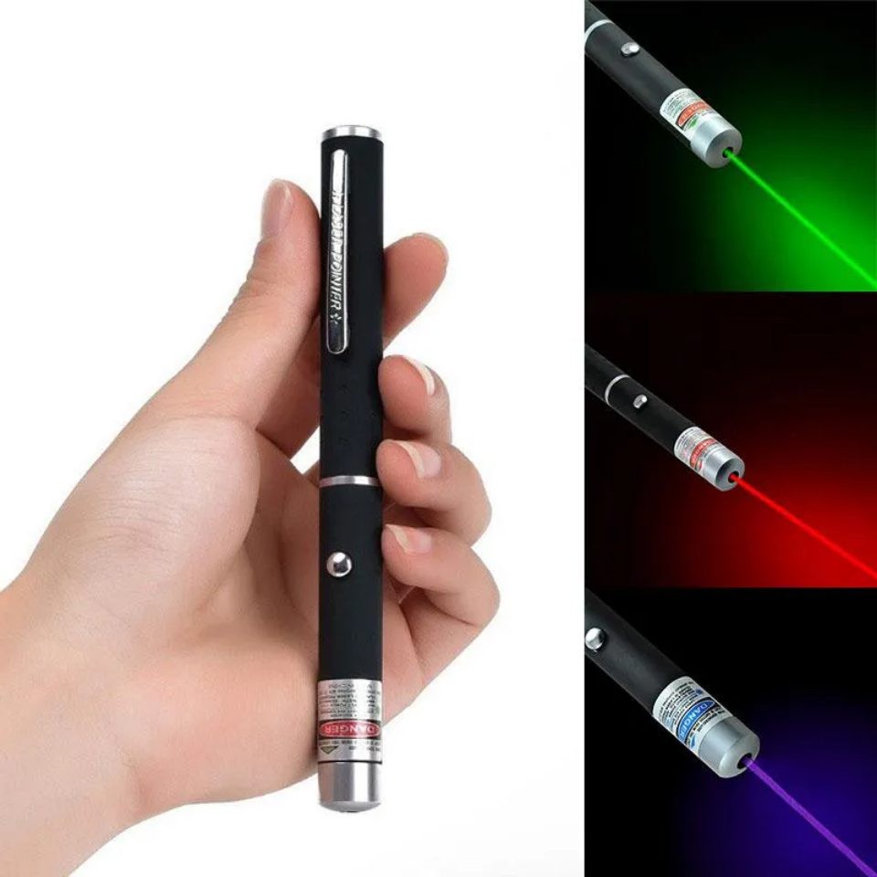 3 Pack Laser pointer Pen Visible Beam Red + Green +Purple