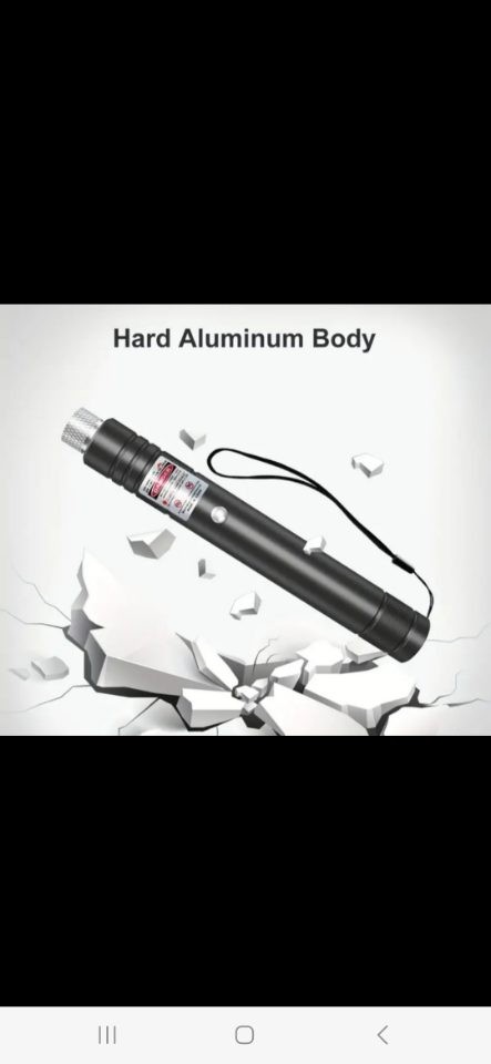 High Power Red Laser Pointer, USB Rechargeable
