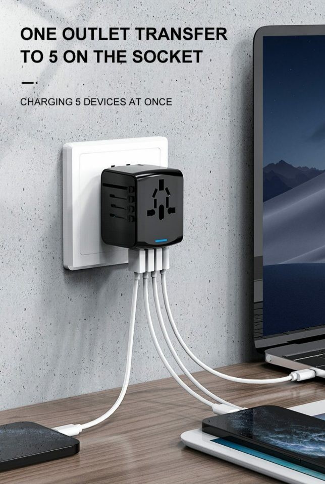 Universal Travel Adapter (NZ Stock & Delivery Overnight)