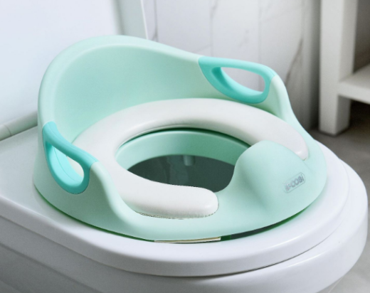 Children's toilet with armrests