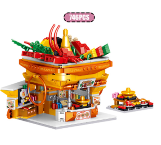 Burger Fruit Girl Assembled Toy Gift