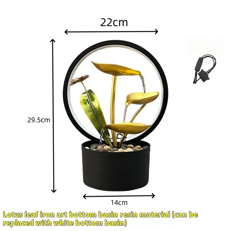 Minimalist Circulating Water Home Decor Ornaments