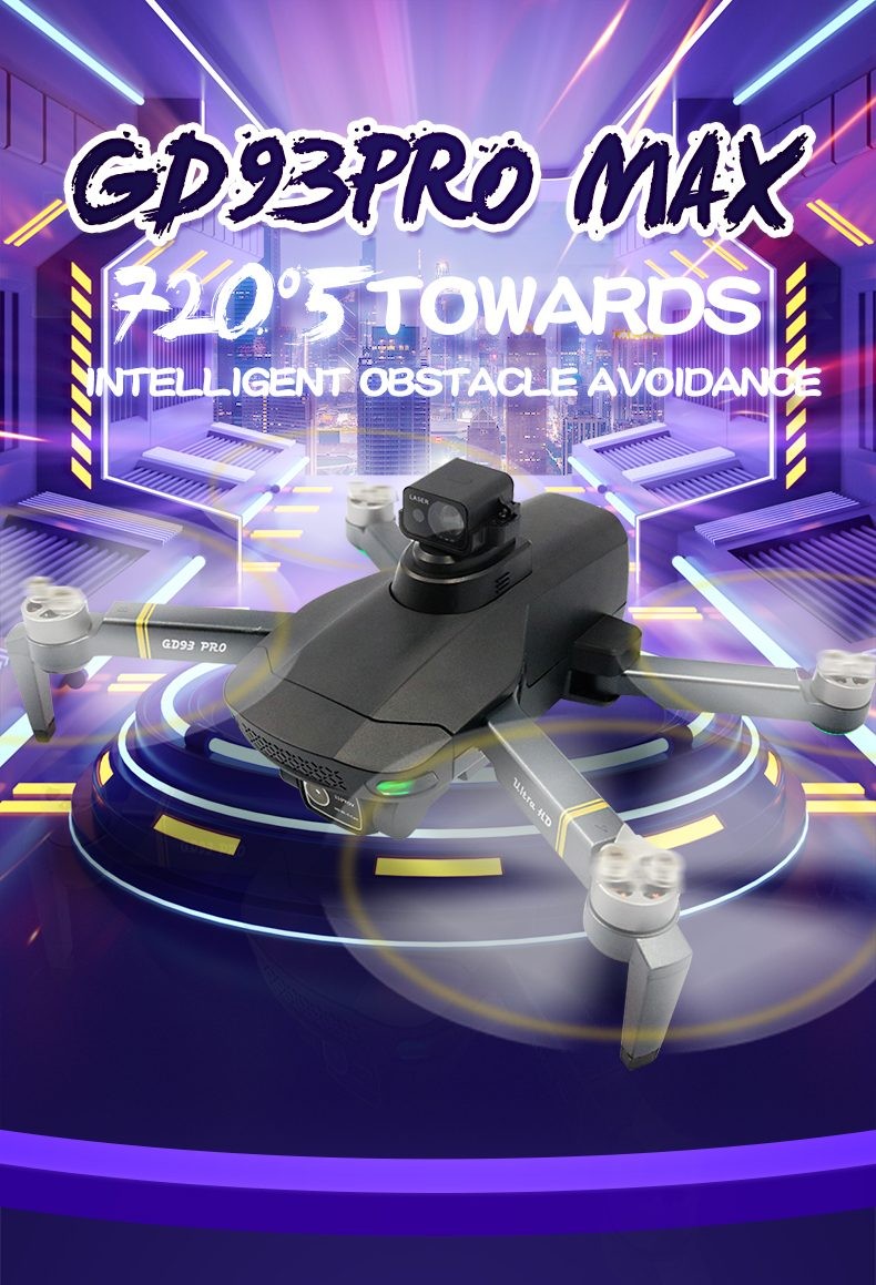 Drone, GD93 Pro MAX Obstacle Avoidance GPS Drone