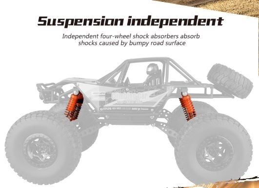 RC Car, Rechargeable, 1:10 Super Large, Off-road,High Speed, Blue