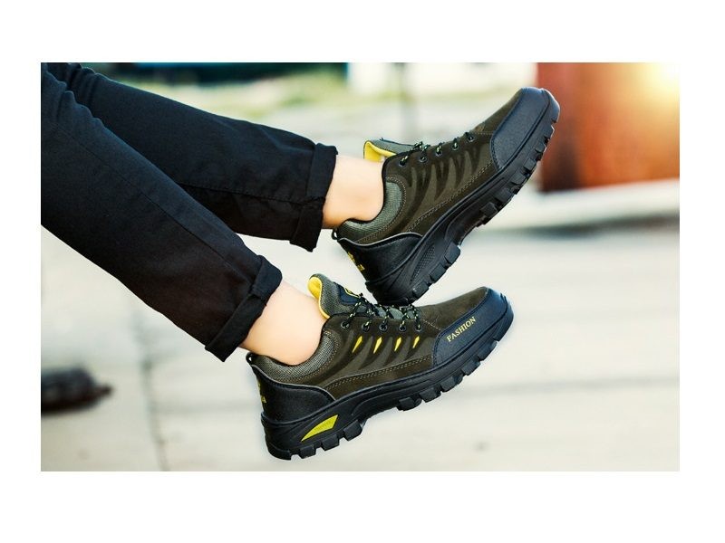 Fashion Men Hiking Shoes Outdoor Hunting Climbing Trail Running Trekking Shoes