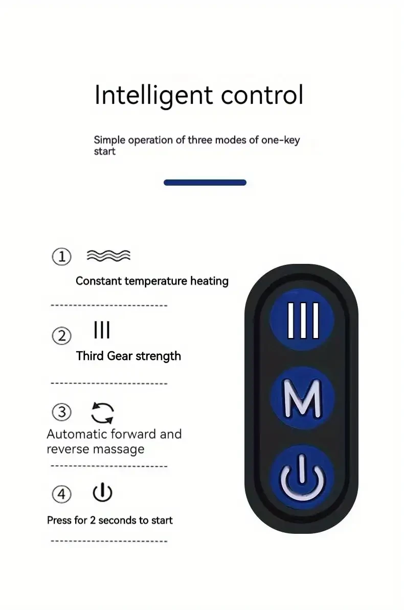 U-Shaped Electric Neck Massager with Durable Memory Foam, Heated Deep Tissue Kneading for Relaxation, Rechargeable Lithium Battery 800mAh, USB Charging, Portable for Travel, Office, Home, Ideal Father's Day Gift - Unscented