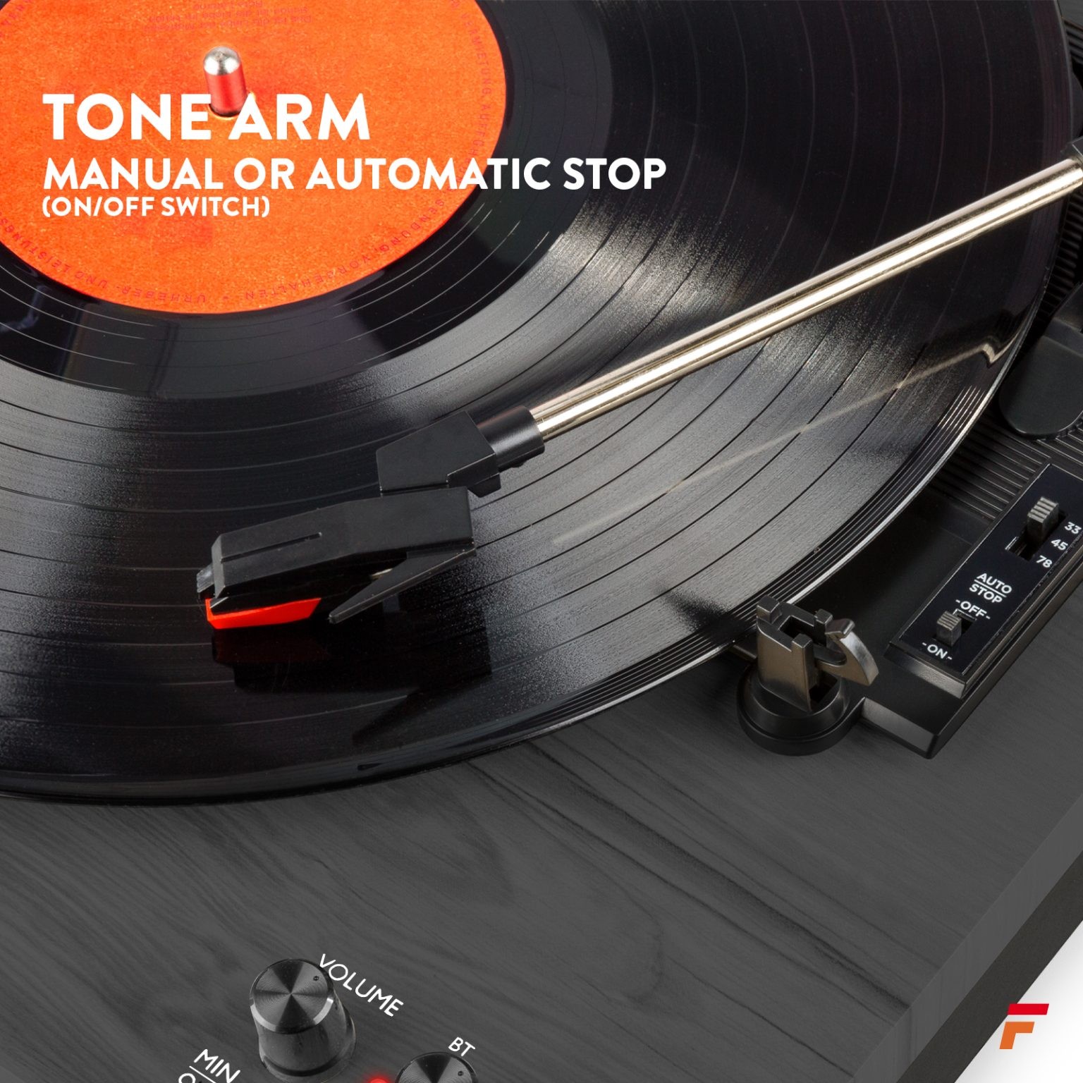 Vinyl Record Player Complete with speakers