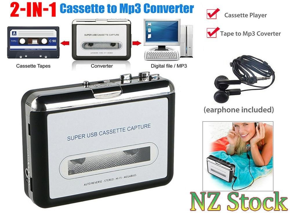 Cassette to MP3 Converter USB Cassette Player Sale - Sale Sale Deal
