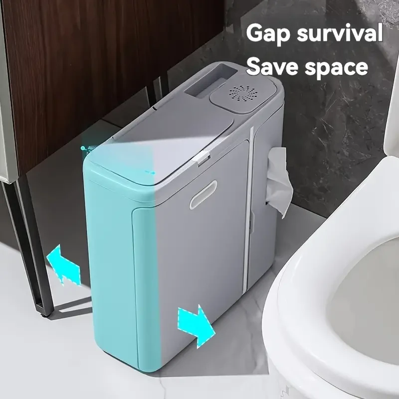 Multi-Function Wall-Mounted Trash Can - Kitchen and Bathroom Waste Bin