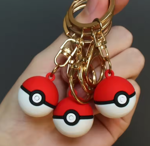 1pcs Pokemon Action Figure Pokeball Keychain Pendant Toy Christmas For Gifts