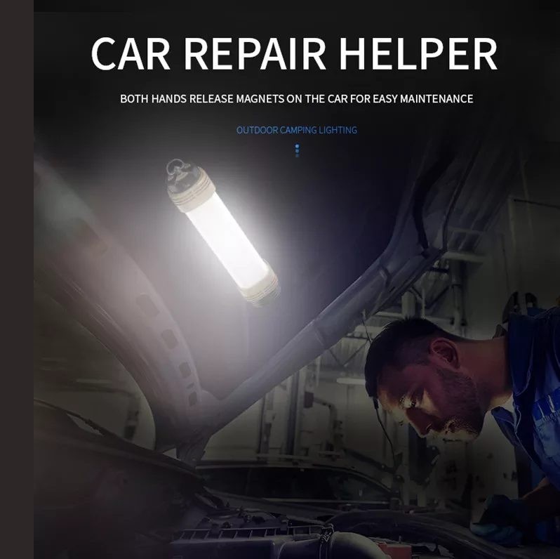 LED Work Light COB Rechargeable Dual Light Magnet Floodlight Endurance 25 Hours