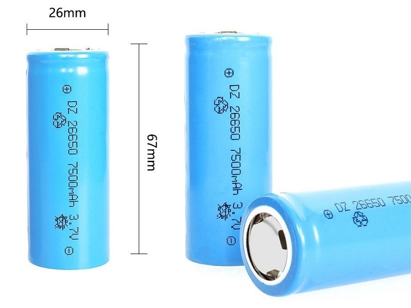 1 X 3.7V 26650 Rechargeable Battery