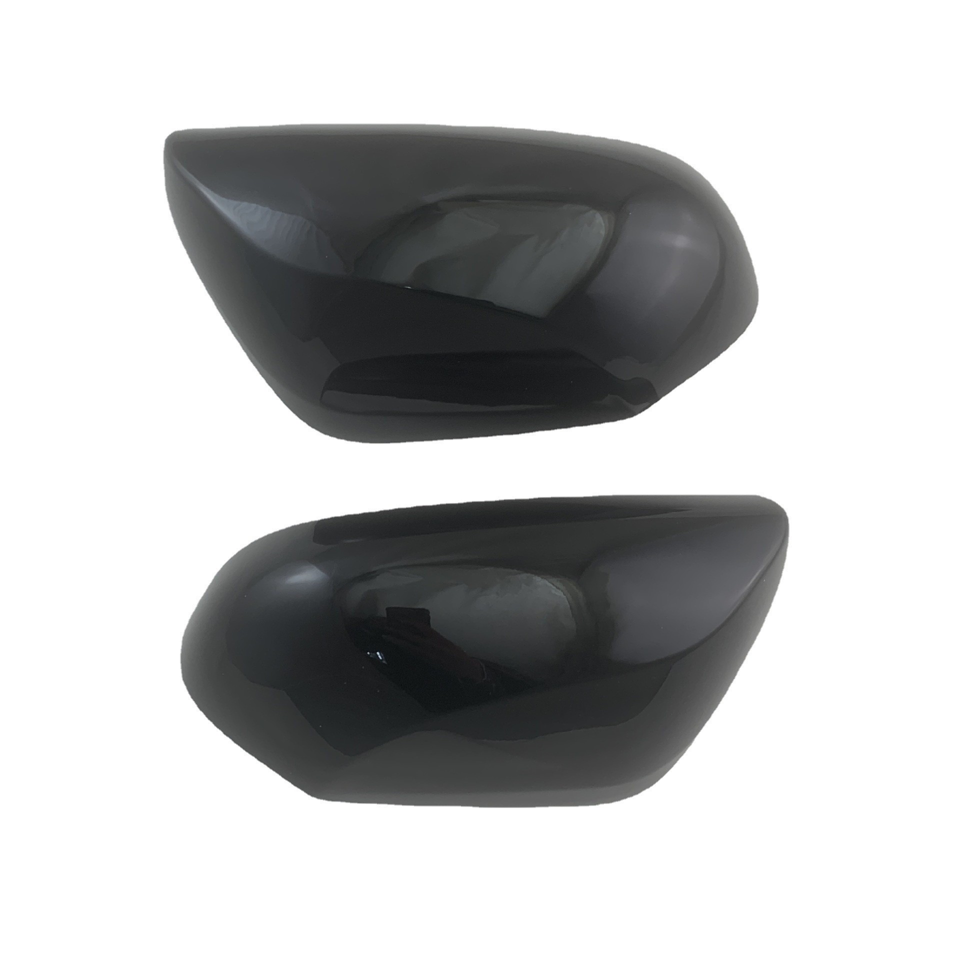 Bright Black Rear View Mirror Cover Car