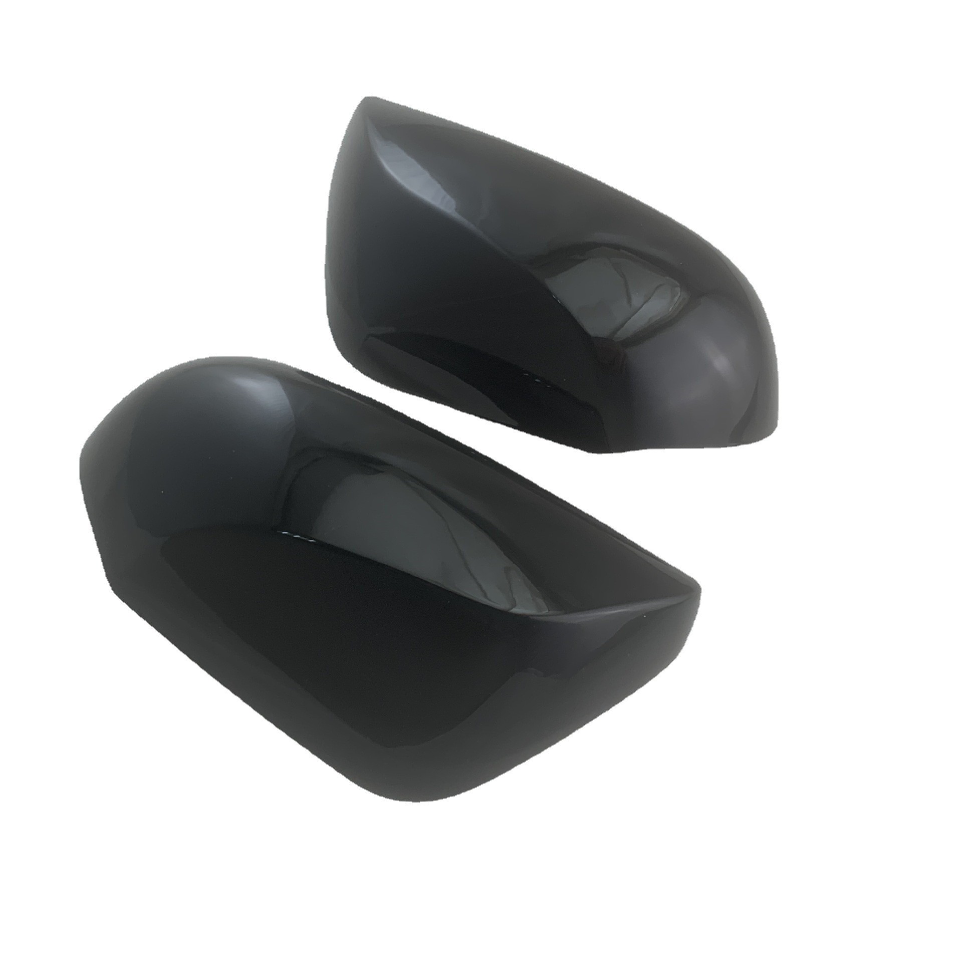 Bright Black Rear View Mirror Cover Car