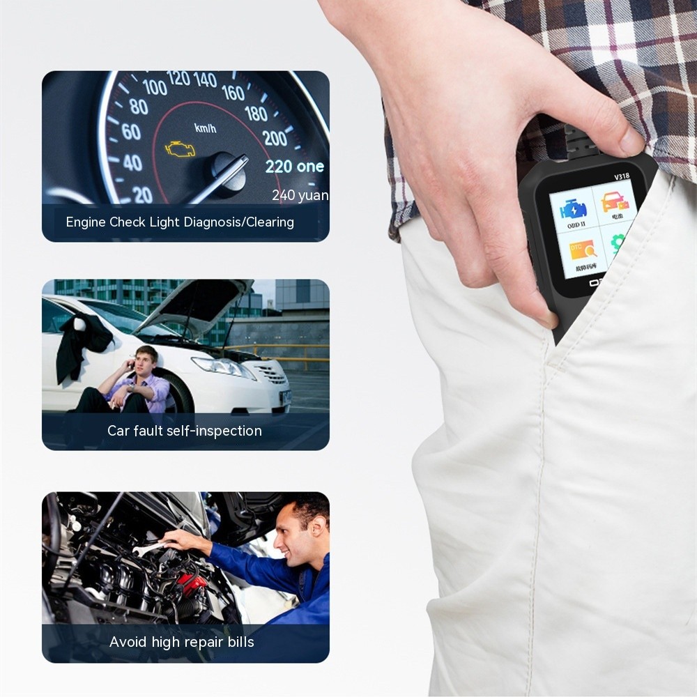 Automotive Diagnostic Troubleshooter Engine Test Scan