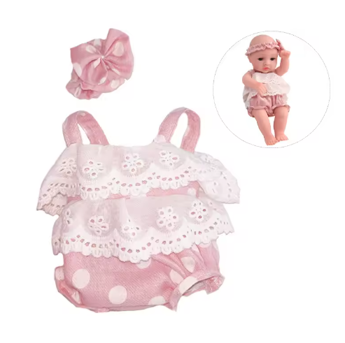 Baby Reborn Dolls Clothes for 30cm Baby Doll Dress Pajamas Jumpsuit Doll Clothes for 12 inch Reborn Doll DIY Toys for Girls