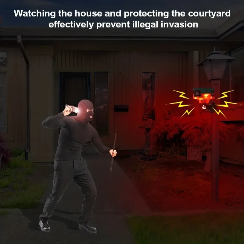 360 Solar Animal Repeller Alarm - Induction with 13 Effects and Recording