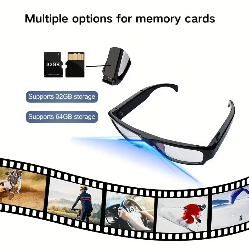Wearable 1080P HD Camera Glasses - Smart Video Camera