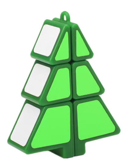 Christmas Tree Cube 1x2x3 Professional Cubo Magico Puzzle Toy For Children Kids Gift Toy