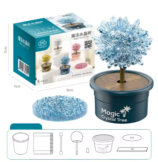 DIY Crystal Planting Tree Magic Handmade Science Experiment Set Funny Tecnologia Educational Science Toys Creative Children Gift