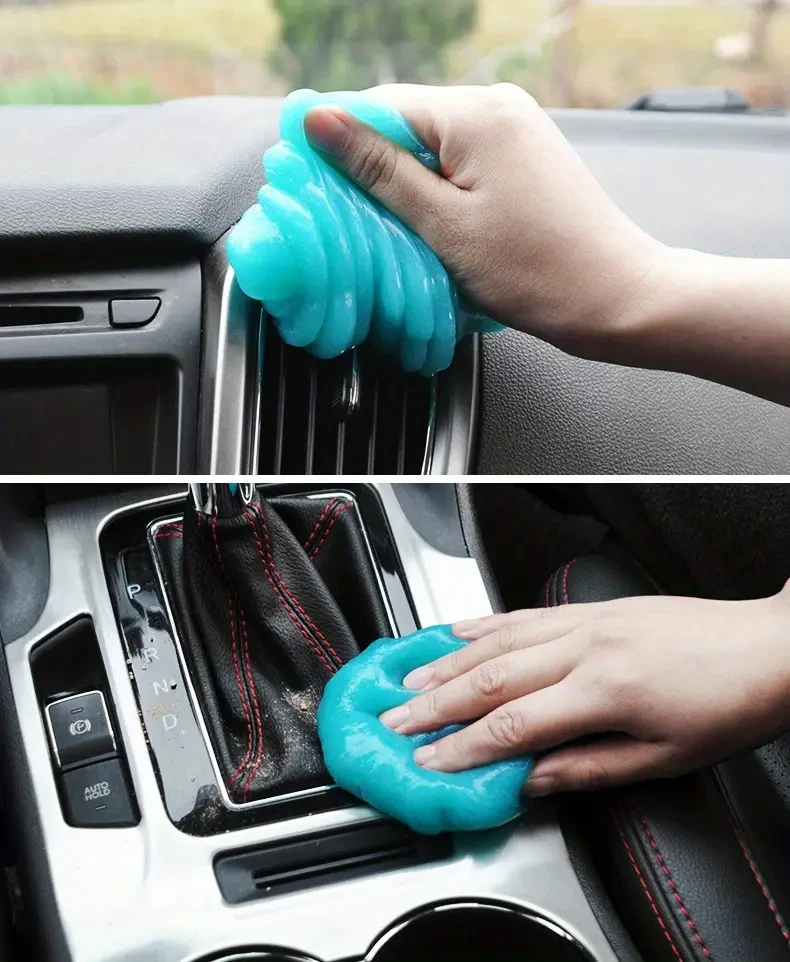 Magic Car Cleaning Gel Slime - Blue, Reusable