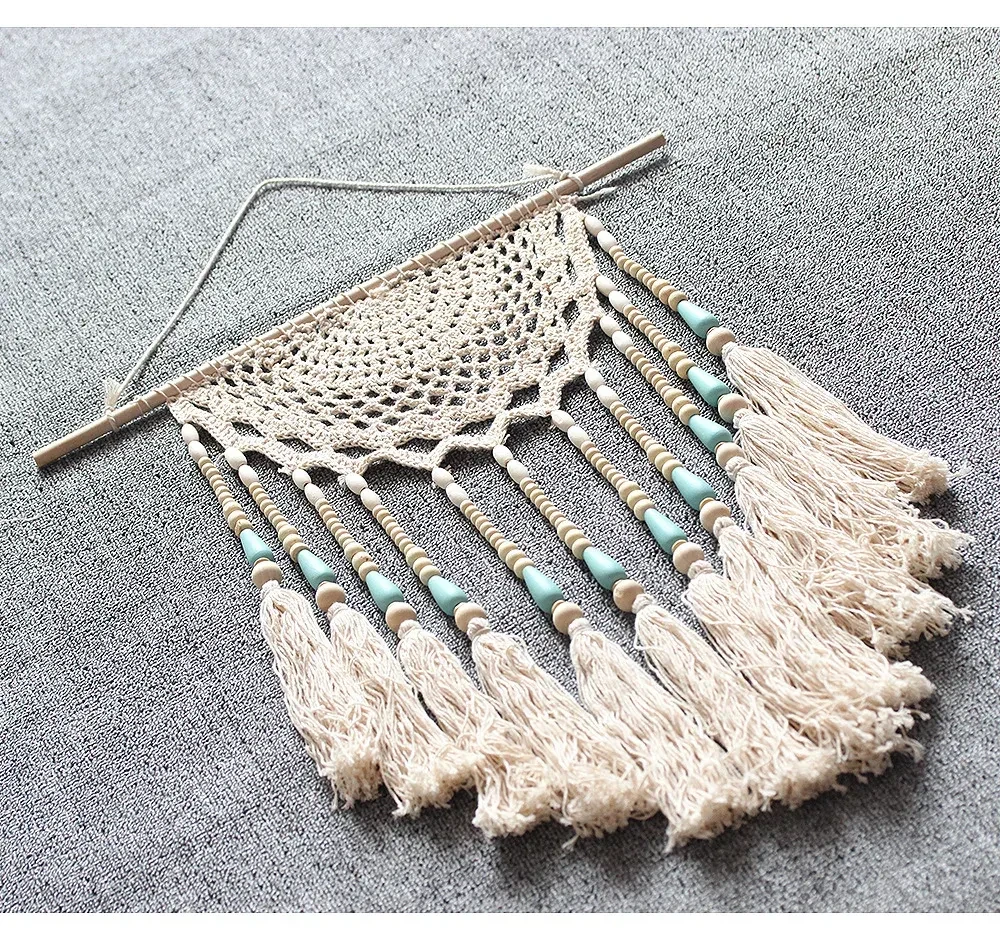 Pendant home decoration dream catcher tapestry Beige