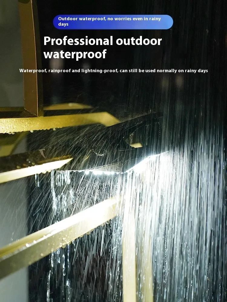 Solar Human Body Induction Waterproof Lighting Clip Lamp