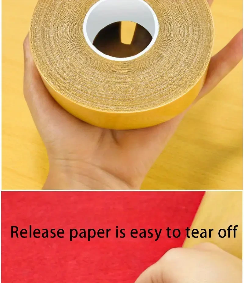 Buy One Get One Free - 2pcs High-Strength Double-Sided Tape | Multi-Surface Adhesive for Carpets, Mats, Wallpaper & Balloons | Non-Slip, Waterproof, Residue-Free Synthetic Rubber