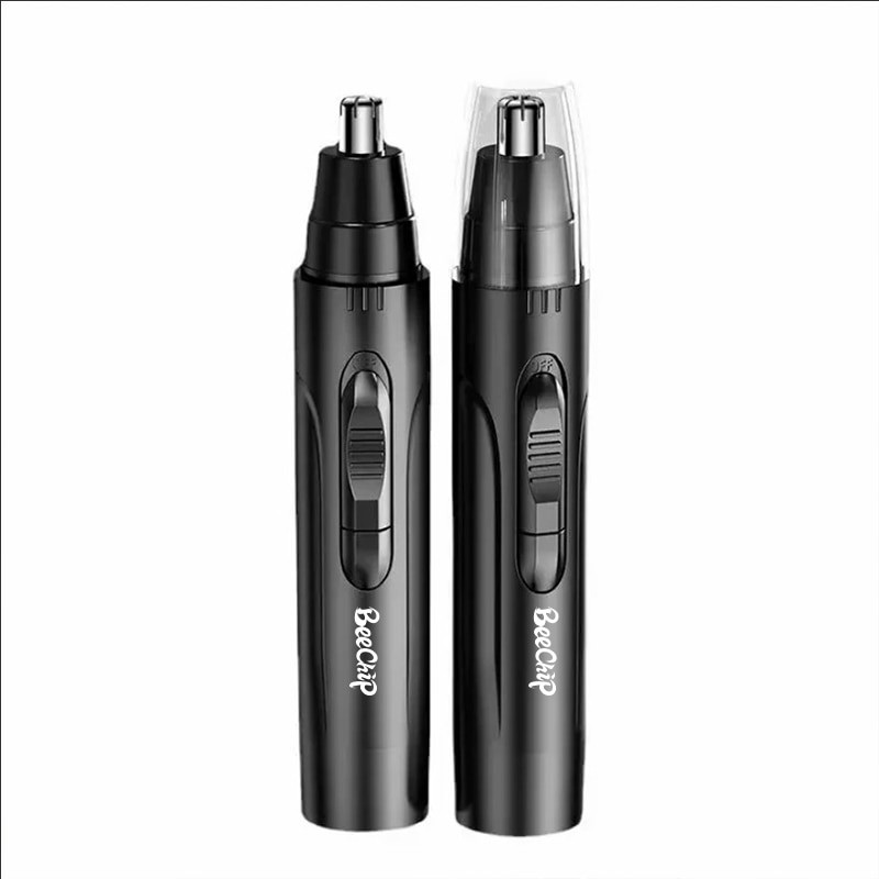Black Electric Nose Hair Trimmer  Painless Ear and Nose Hair Trimmer for Men and Women