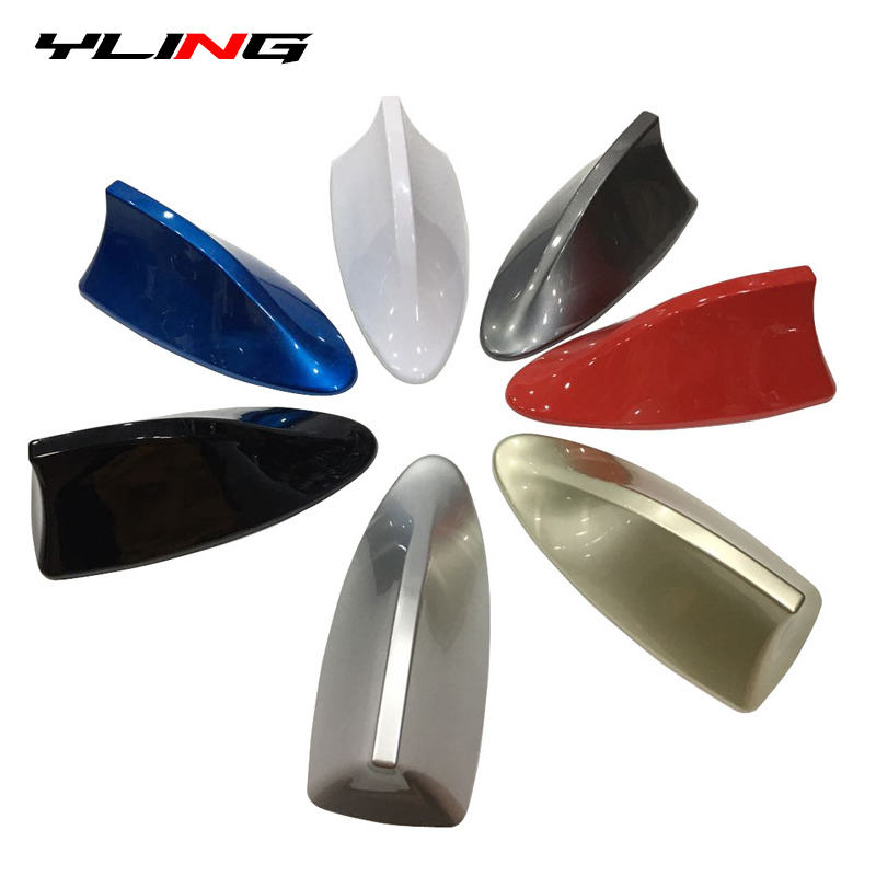 Car Shark Fin Antenna Cover Base  Stylish Radio Signal Aerial Replacement for Car Roof