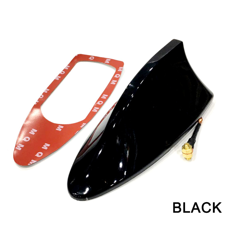 Car Shark Fin Antenna Cover Base  Stylish Radio Signal Aerial Replacement for Car Roof
