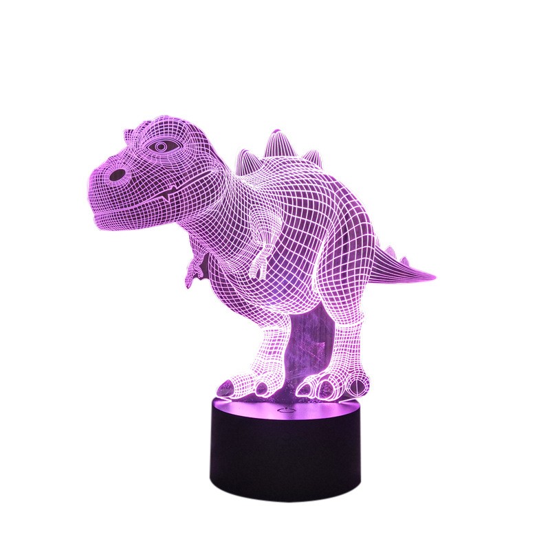 DinoGlow Night Light: Cartoon Cute Dinosaur (Plug and remote control)