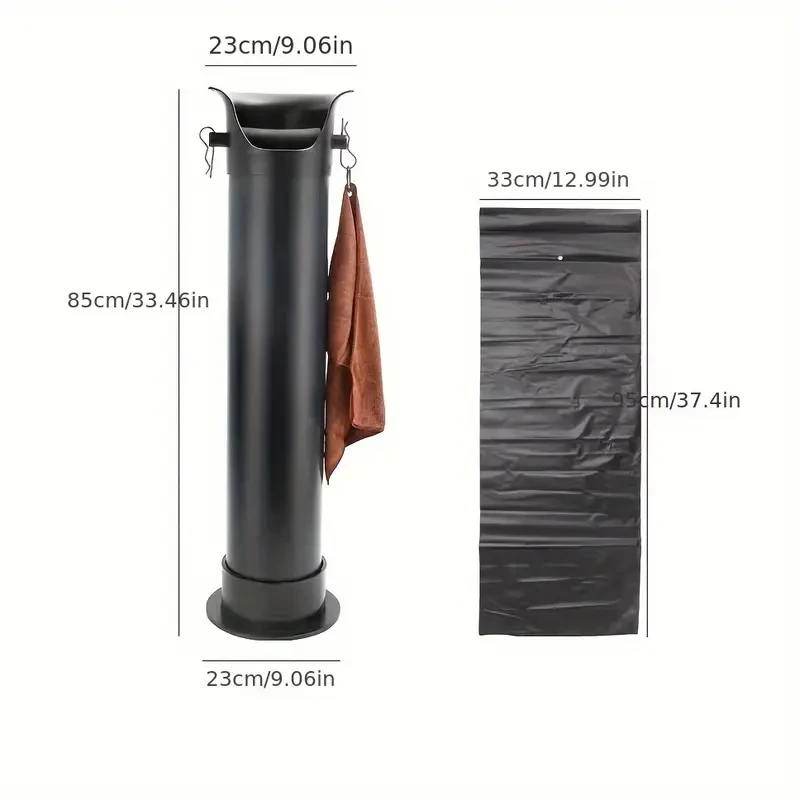 50pcs Thick Coffee Grounds Disposal Bags - Durable Plastic Waste Bags for Espresso Machines, Kitchen & Dining Essentials