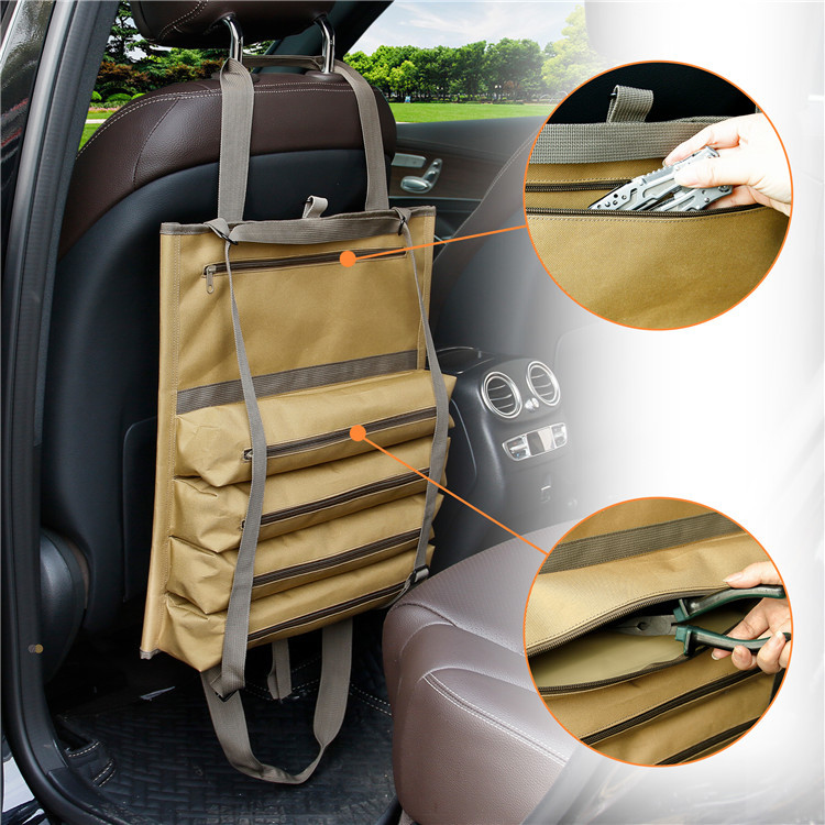 Large Car Hanging Bag Car Tool Multi-pocket Storage