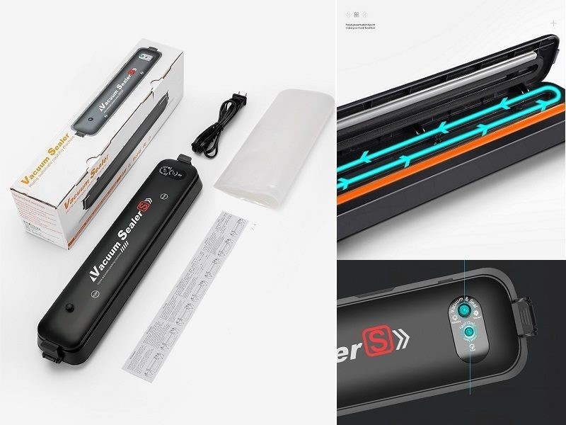 Food Vacuum Sealer + 5 BAGS