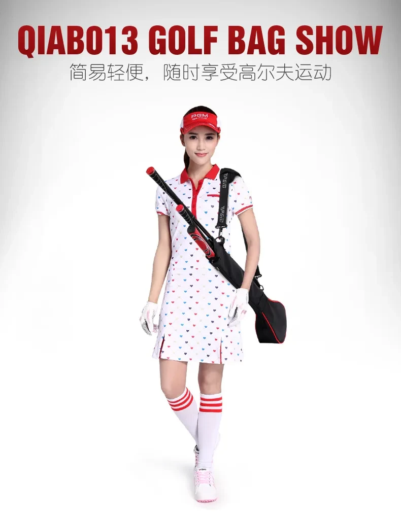 Foldable Golf Gun Bag Lightweight Can Hold 3 Clubs Golf Carry Pack Soft Rubber Handle Golf Stand Carry Bag For Men And Women