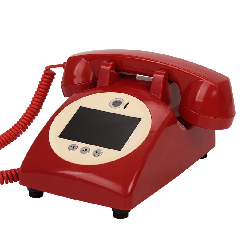 European-style Retro Wedding Video Visitors' Book Birthday Party Video Blessing Message Decoration Telephone