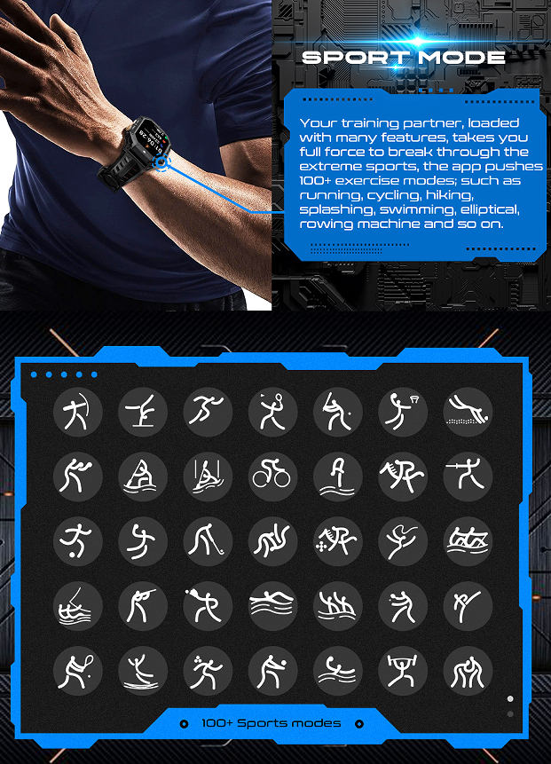 OUKITEL BT80 Sports Watch