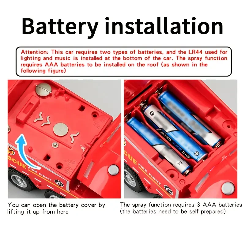 Alloy Car Head Fire Truck Toy