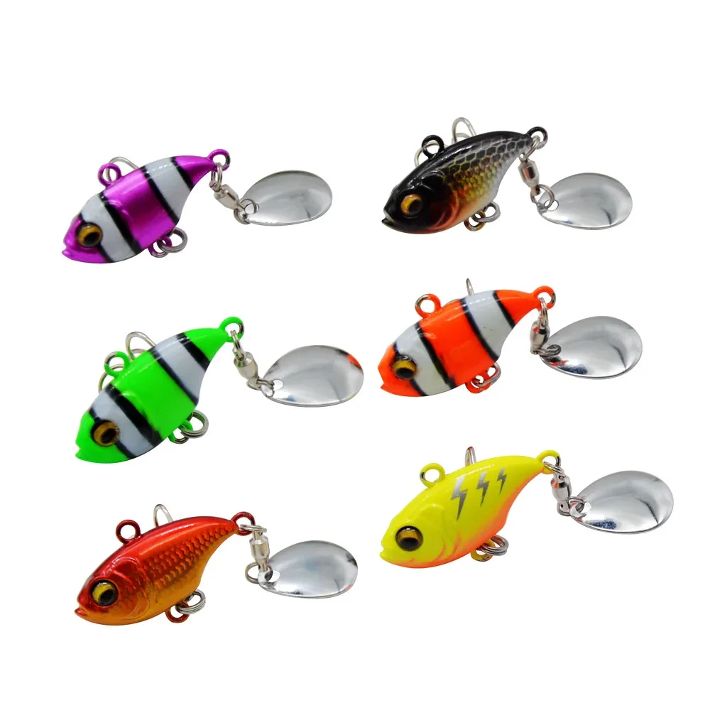 Metal Sea Fishing Iron Plate Lure Rotating Sequins