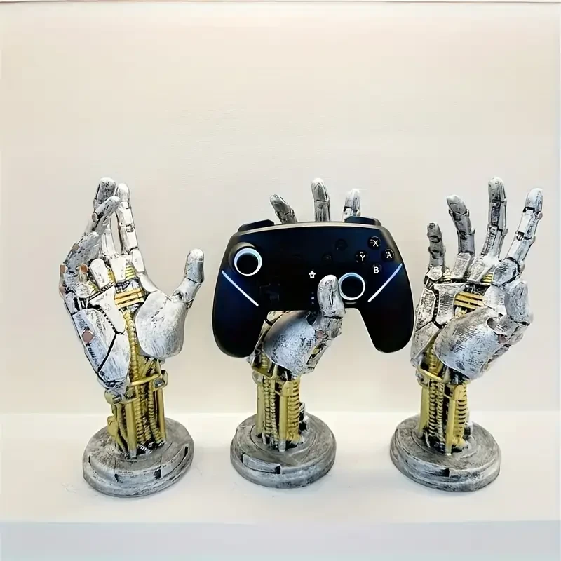Unique Mechanical Hand Wall Art - Resin Crafted Desktop & Yard Decor